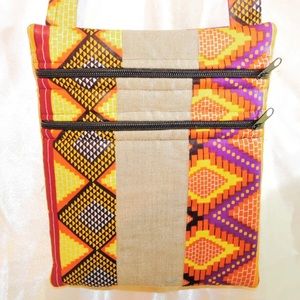 Unique African Print Crossbody Bag